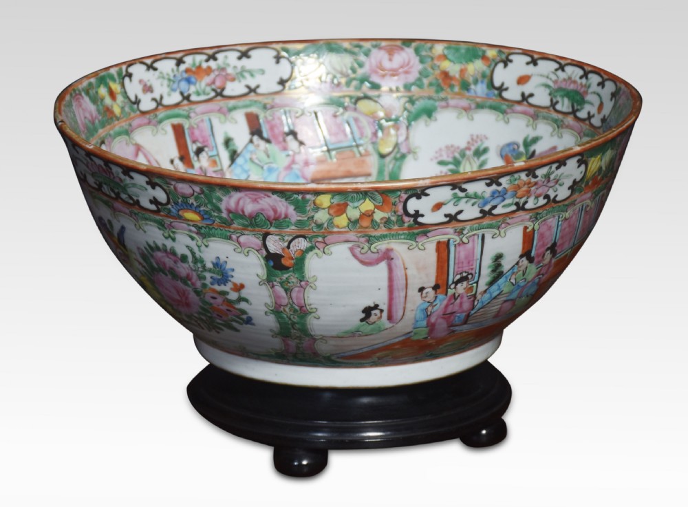 Cantonese famille rose bowl