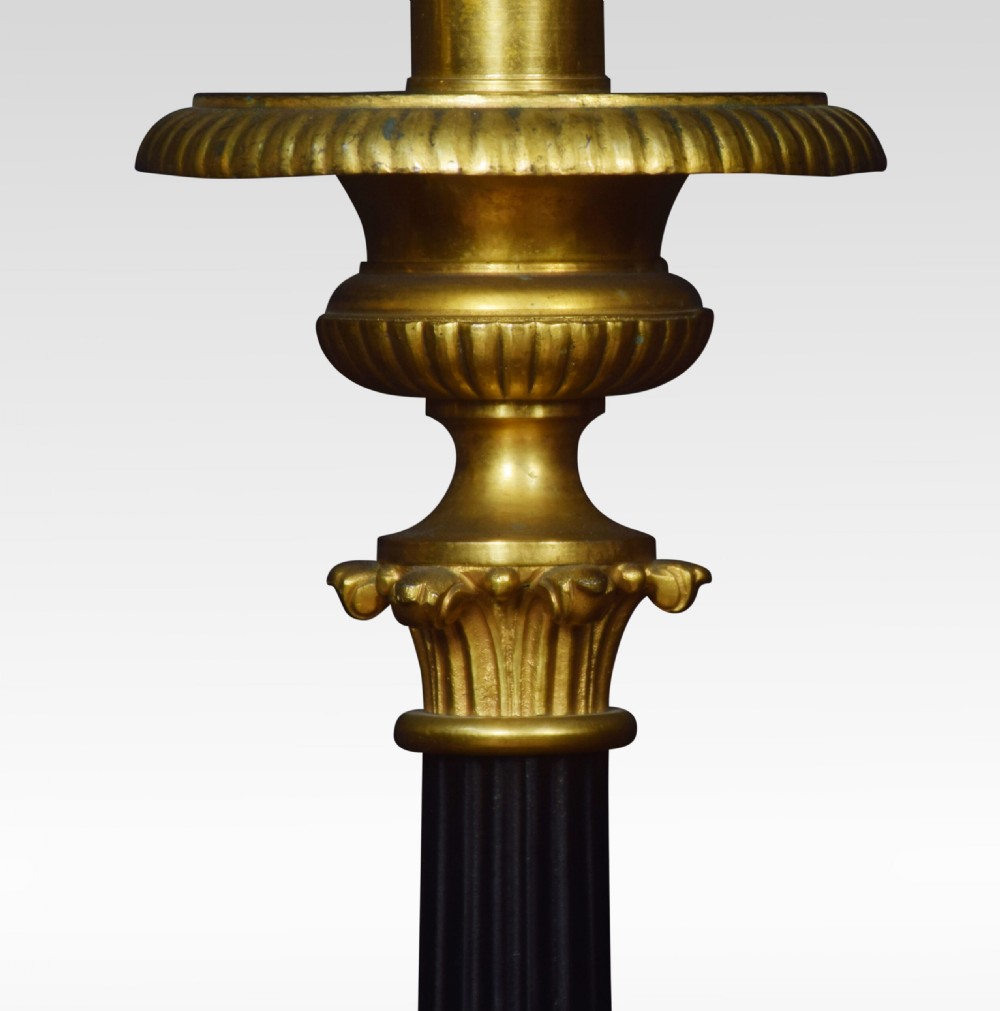 Set Of Six Graduated Ecclesiastical Table Lamps View V