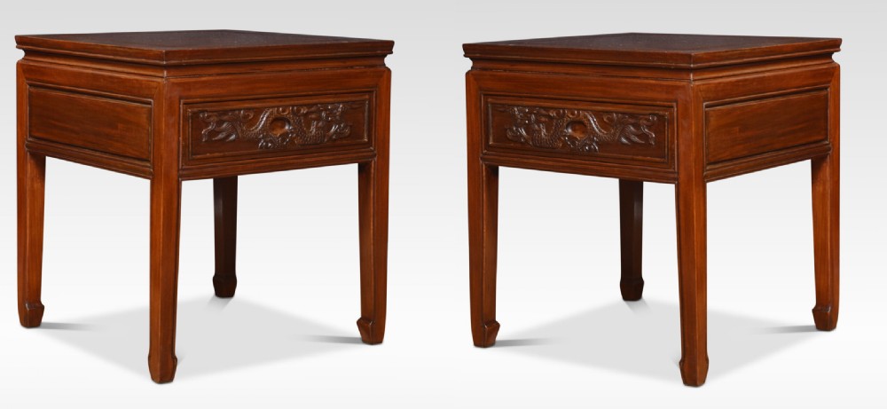 Pair Of Chinese Side Tables