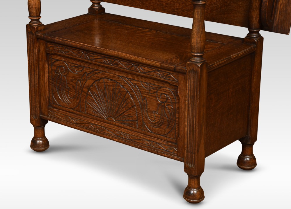 Oak Monk’s Bench View III