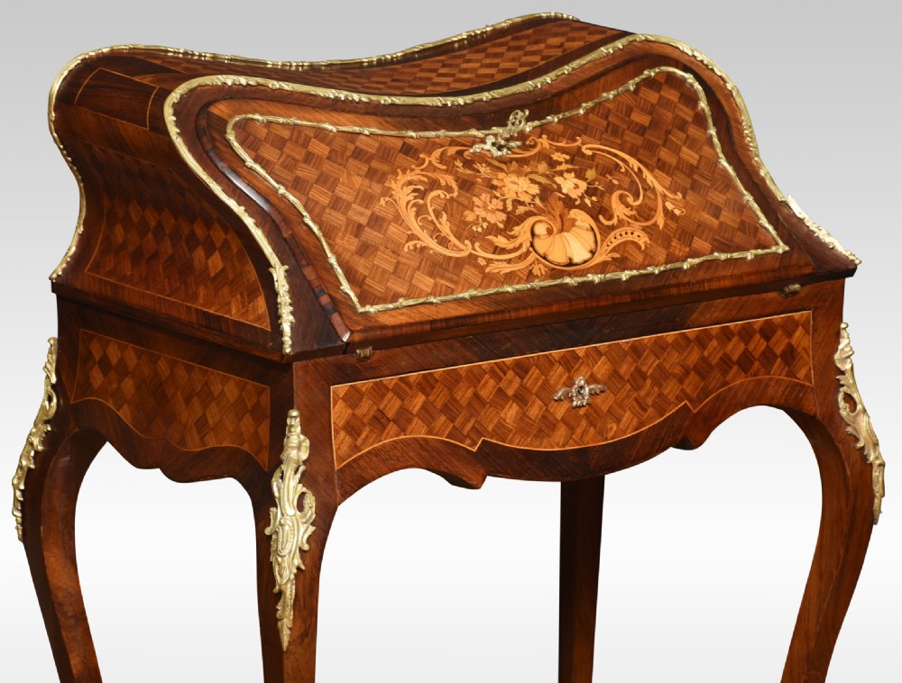 Rosewood Inlaid Bureau De Dame View III