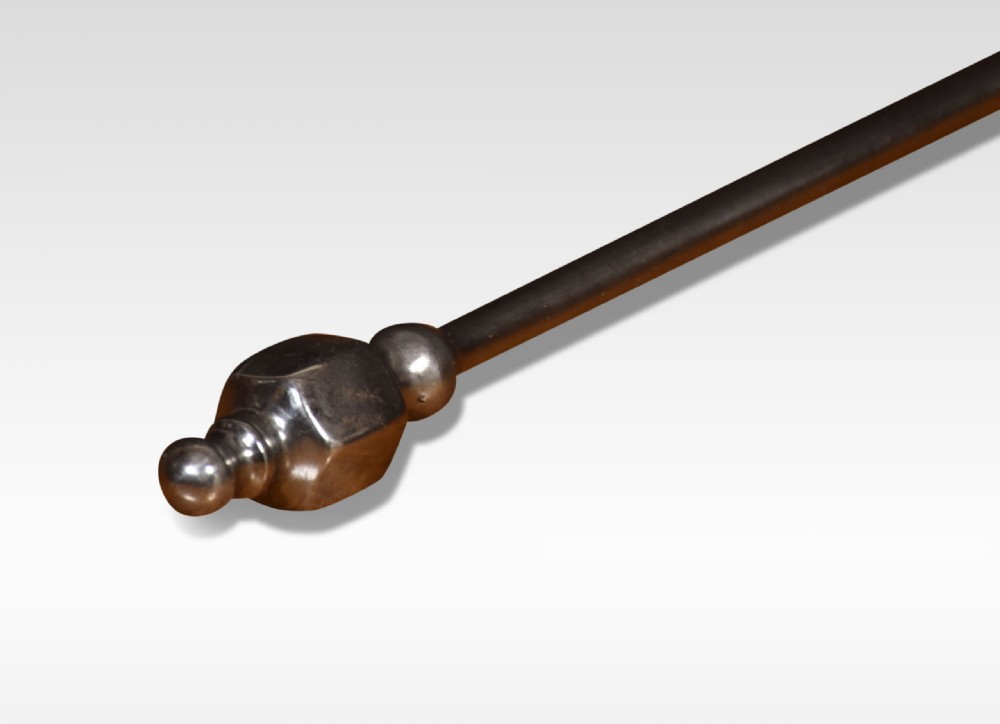 Polished Steel Triple Companion Fire Tools View V