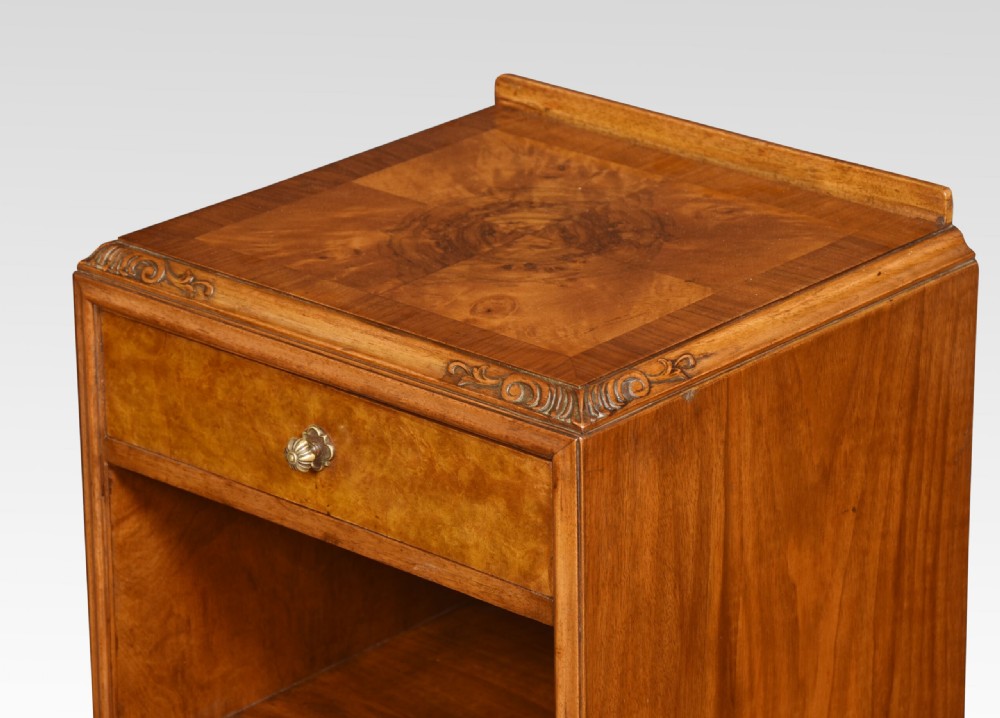 Pair Of Walnut Bedside Cabinets View III