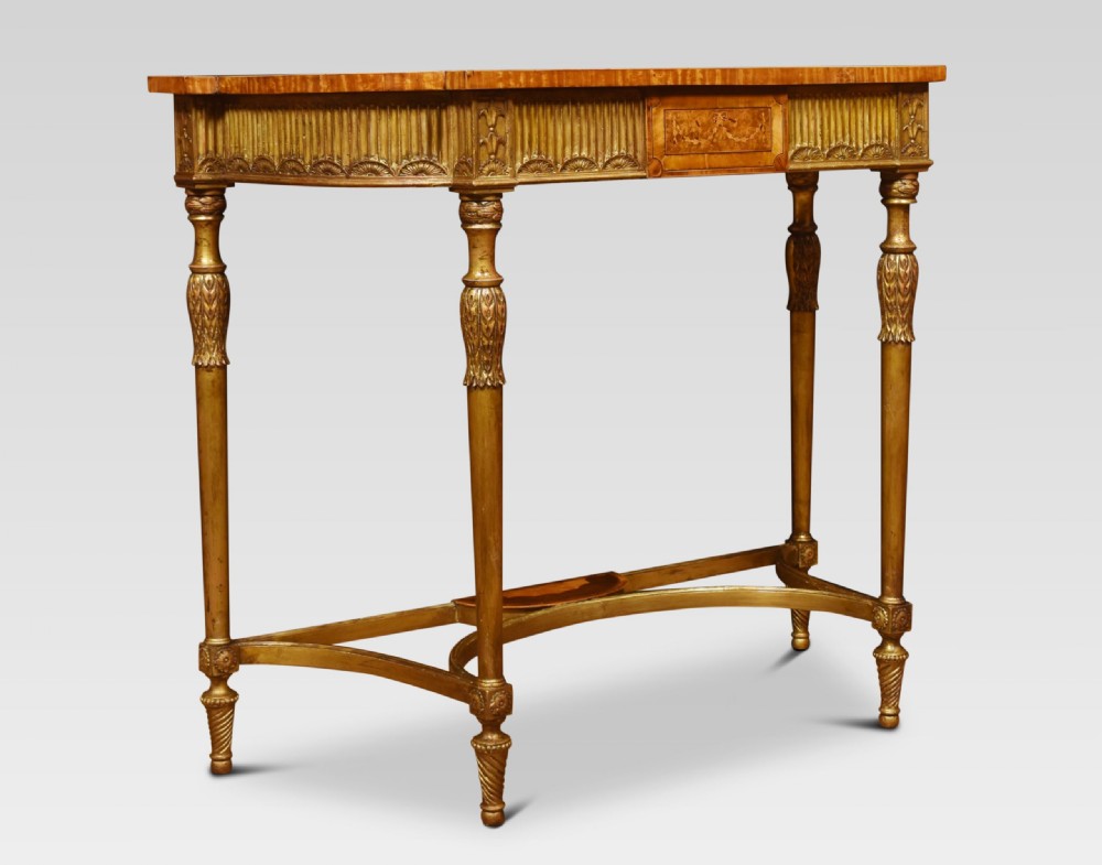 Carved Giltwood And Painted Console Table View II
