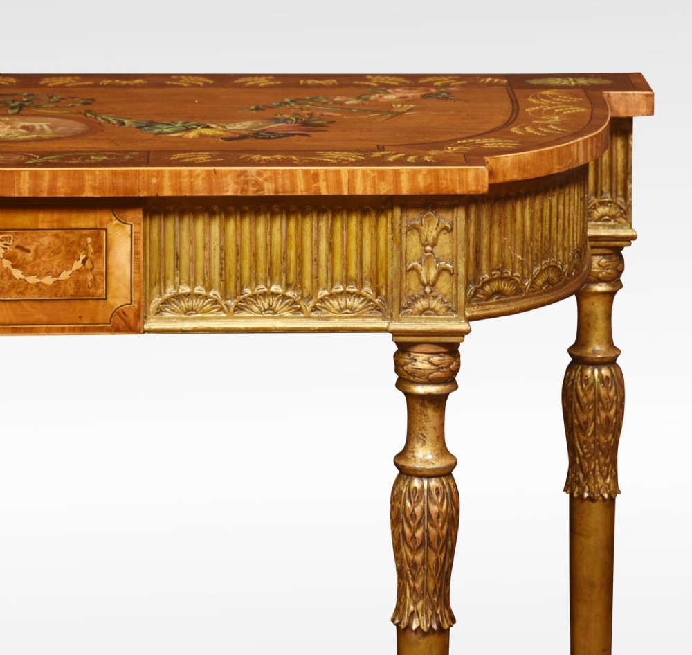 Carved Giltwood And Painted Console Table View IV