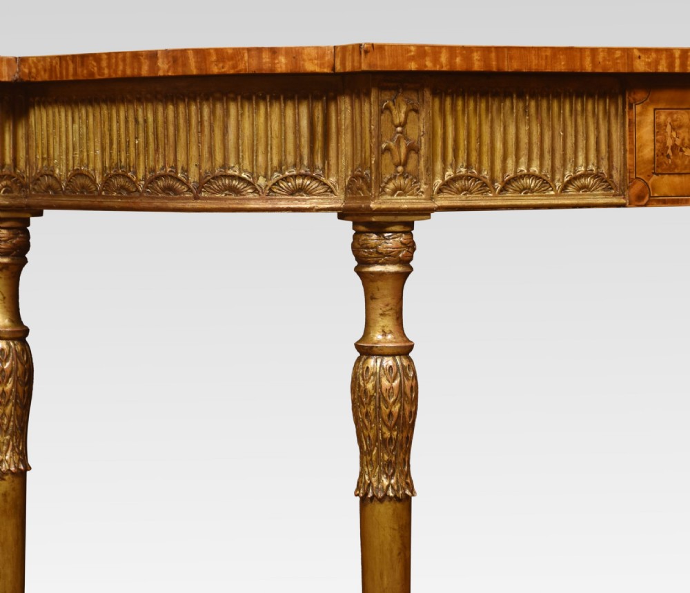 Carved Giltwood And Painted Console Table View VI