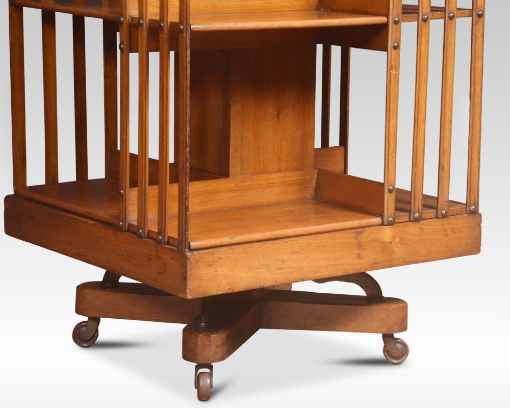 Walnut Revolving Bookcase By Maple And Co View VI