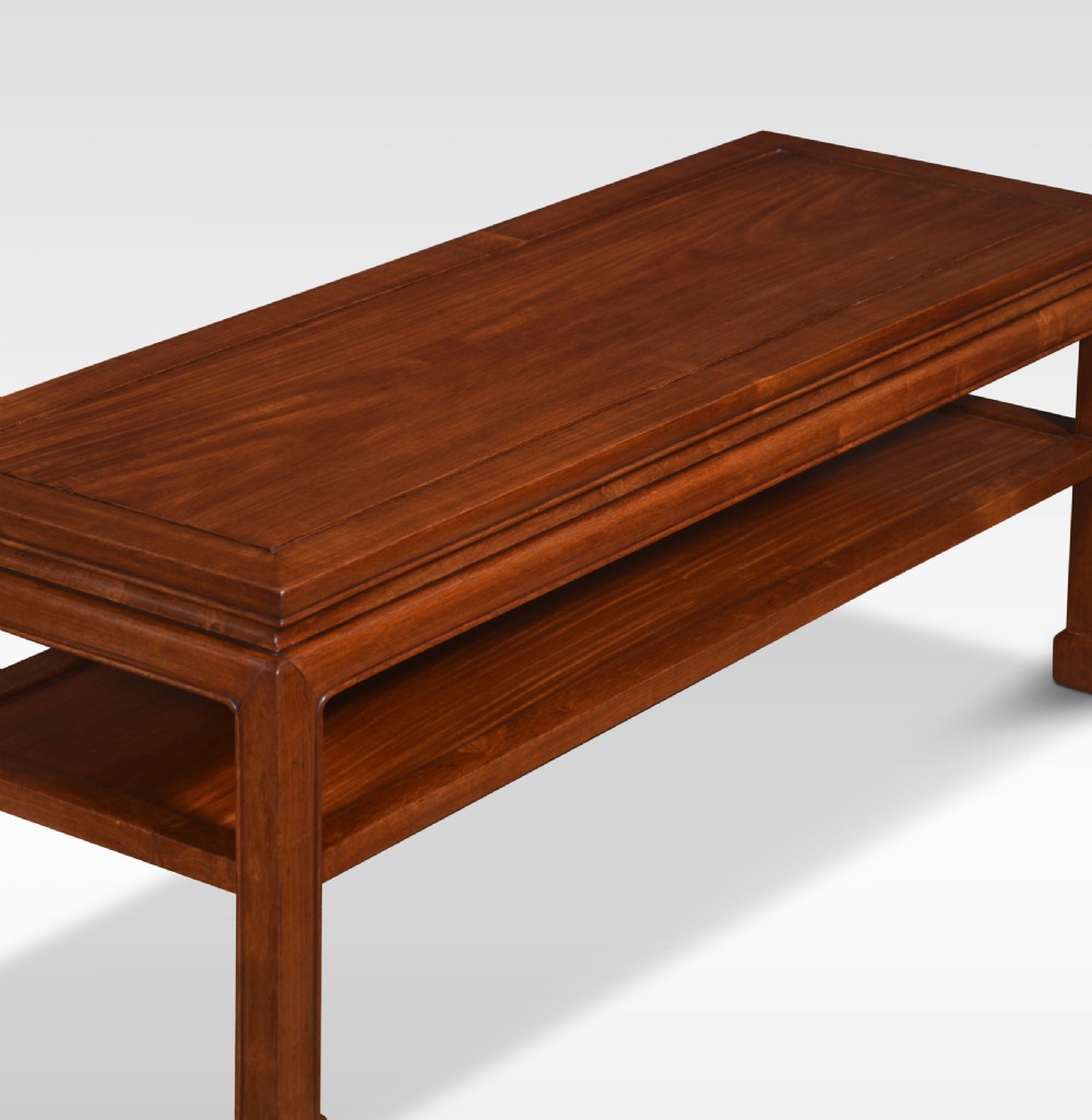 Chinese hardwood low coffee table View III