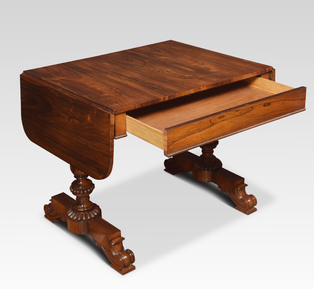 Pair Of William IV Rosewood Sofa Tables View III
