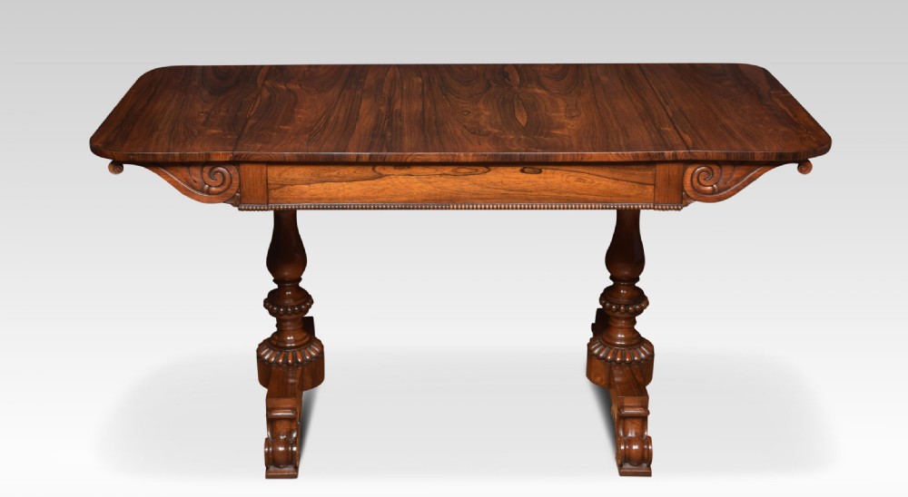 Pair Of William IV Rosewood Sofa Tables View VIII