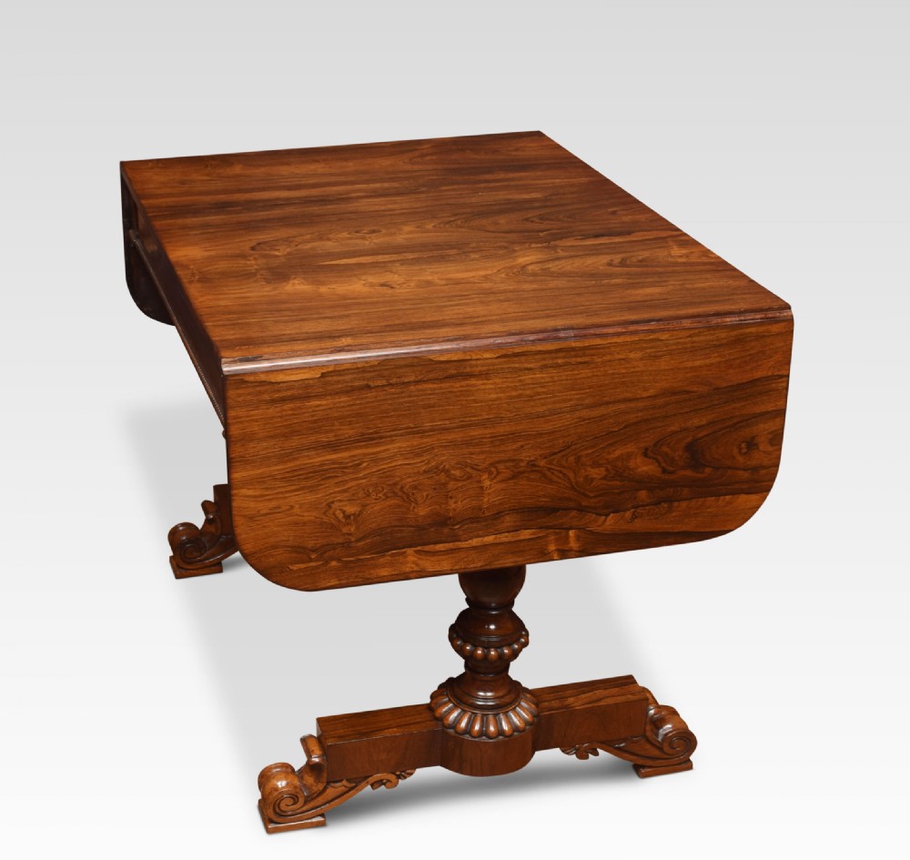 Pair Of William IV Rosewood Sofa Tables View X