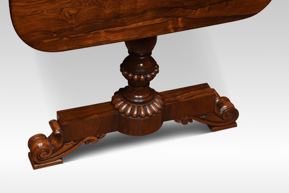 Pair Of William IV Rosewood Sofa Tables View XI