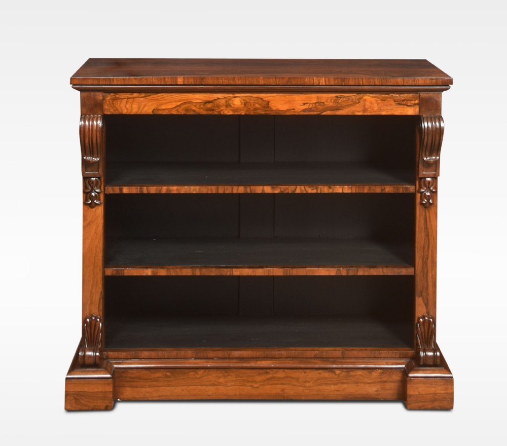 Regency Rosewood Open Bookcase