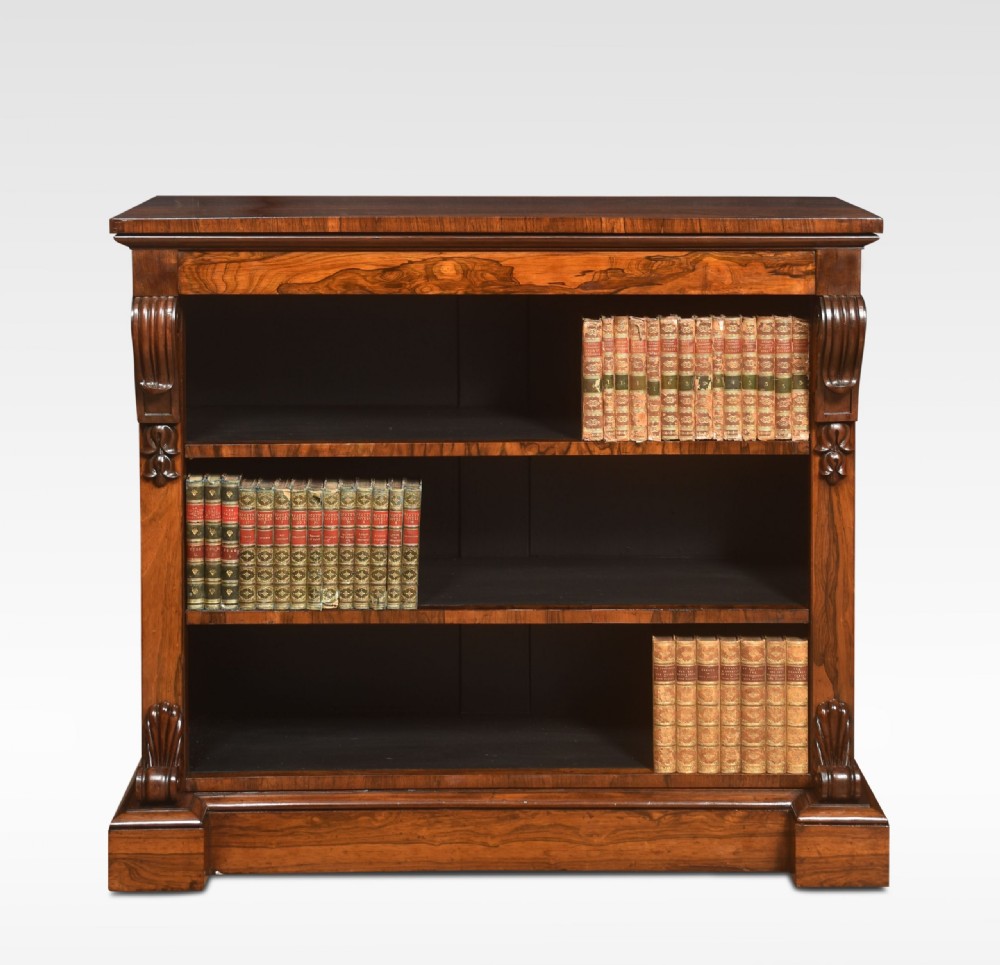 Regency Rosewood Open Bookcase View VII
