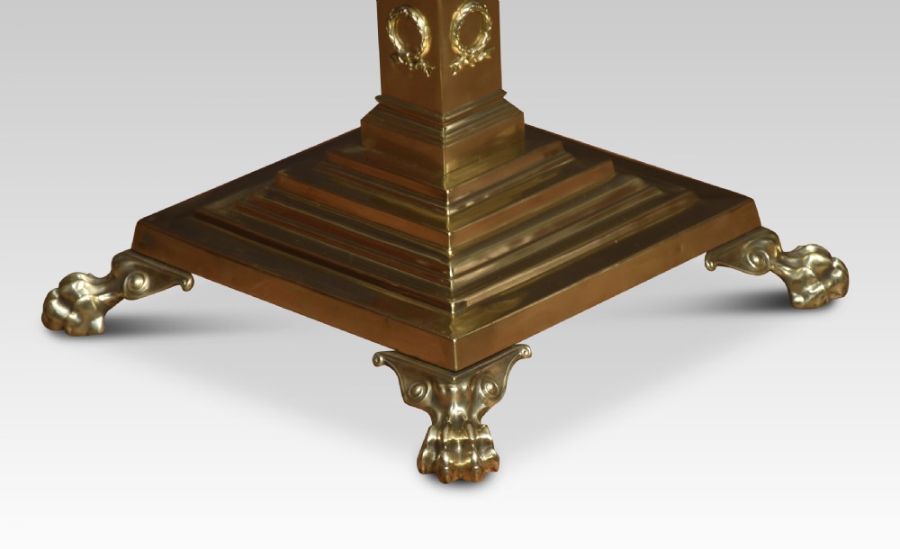 Pair of Brass standard lamps View II