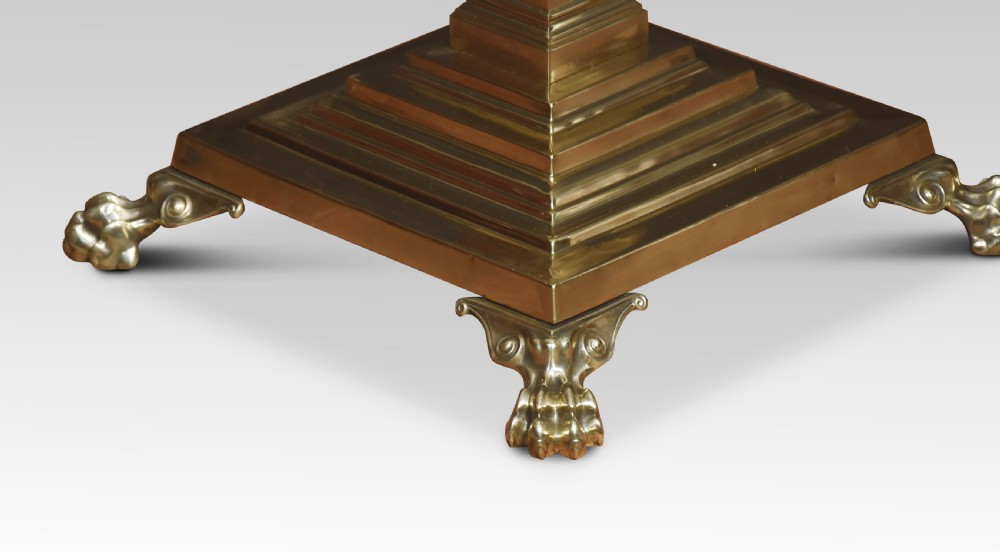 Pair of Brass standard lamps View VI