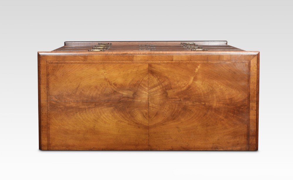 Georgian revival walnut chest of drawers View IX