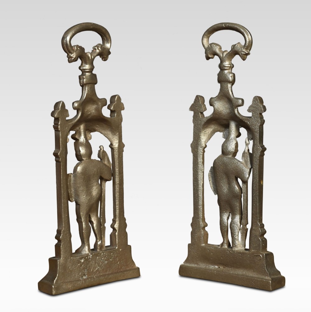 Pair Of Cast Iron Door Stops View III
