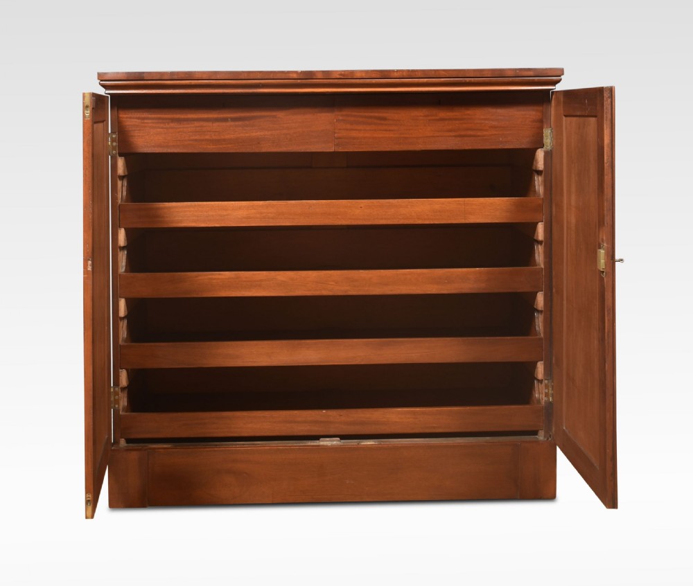 19th Century Mahogany Cupboard View V