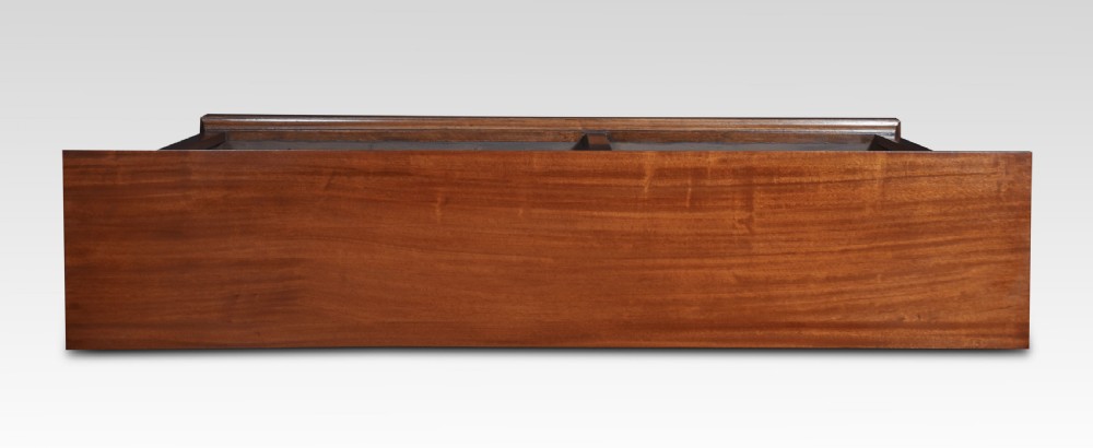 Pair of walnut dwarf open bookcases View X