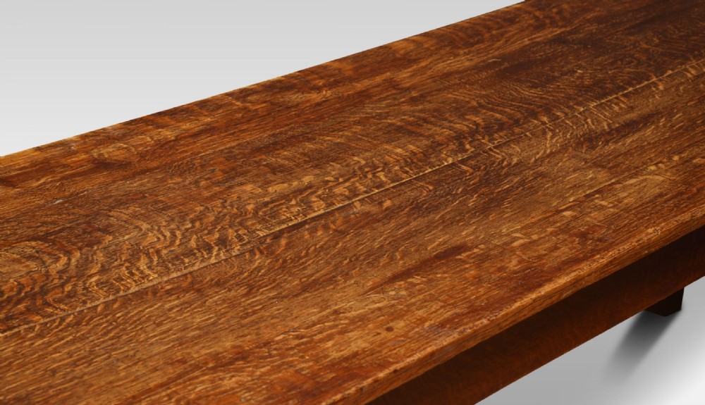 Oak Plank Top Refectory Table View II