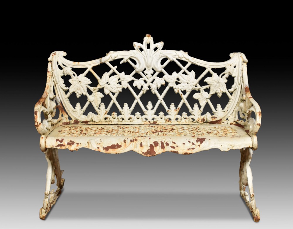 19th century Cast Iron bench