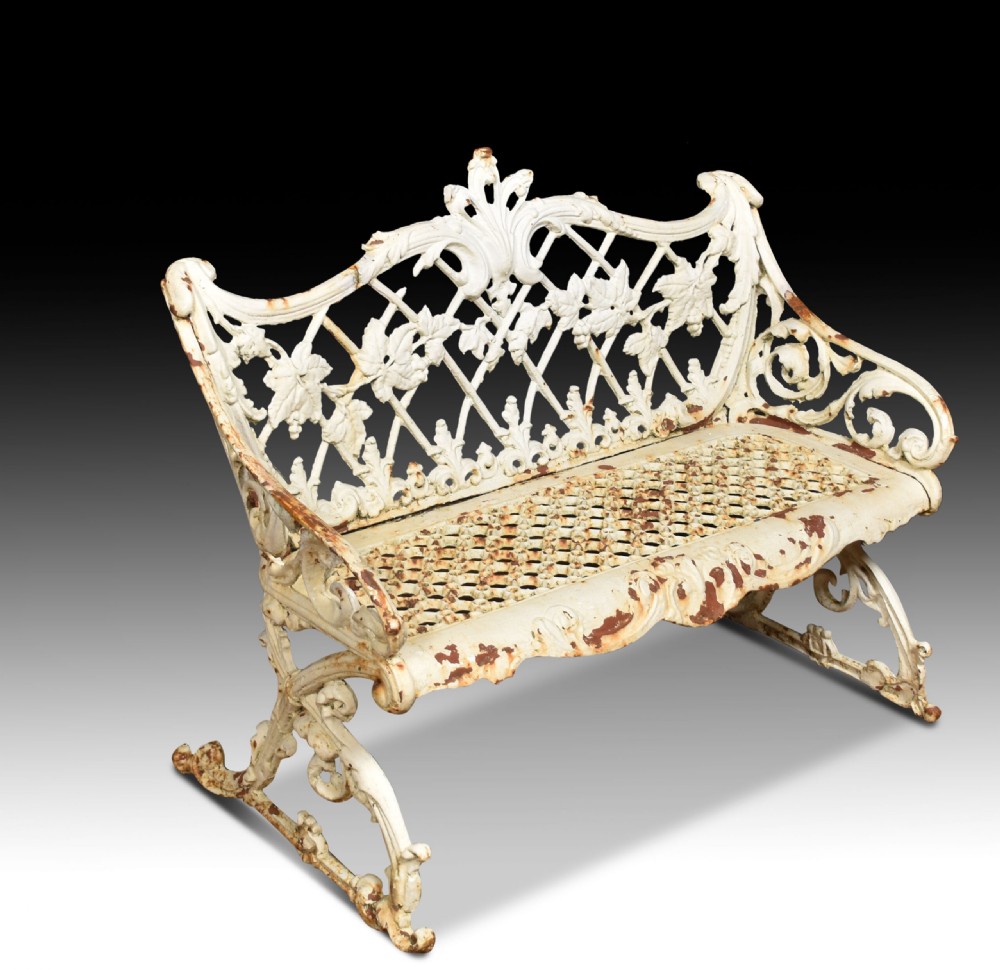 19th century Cast Iron bench View II