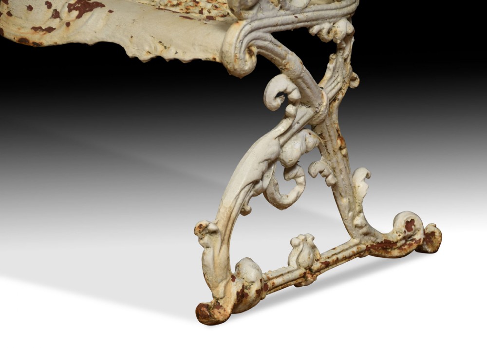 19th century Cast Iron bench View V