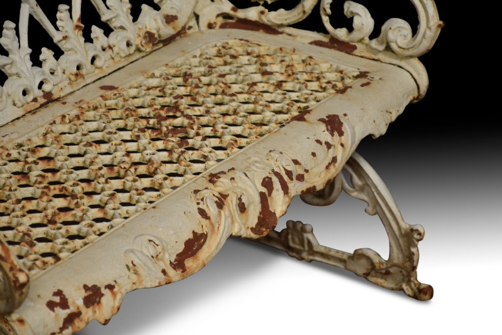 19th century Cast Iron bench View VII