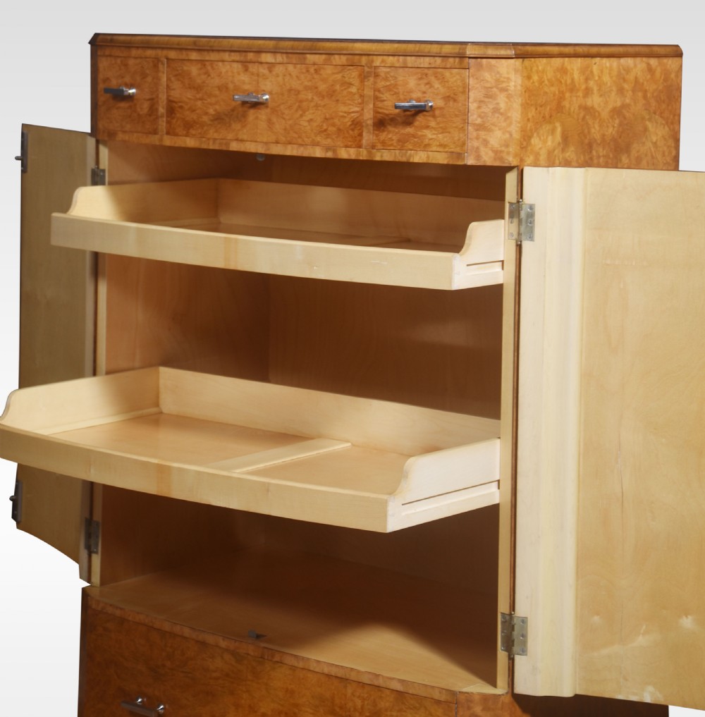 Art deco walnut press cupboard View VII