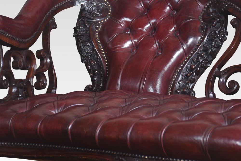 Rosewood rococo revival chaise longue View VII