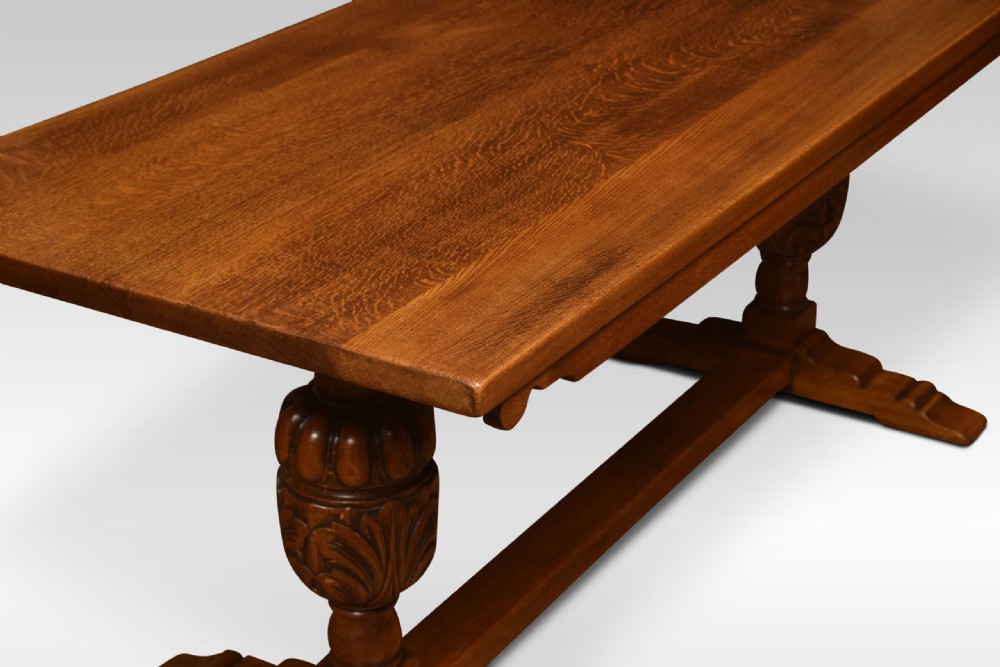 Oak Refectory Table View II