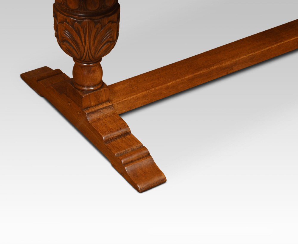 Oak Refectory Table View IV