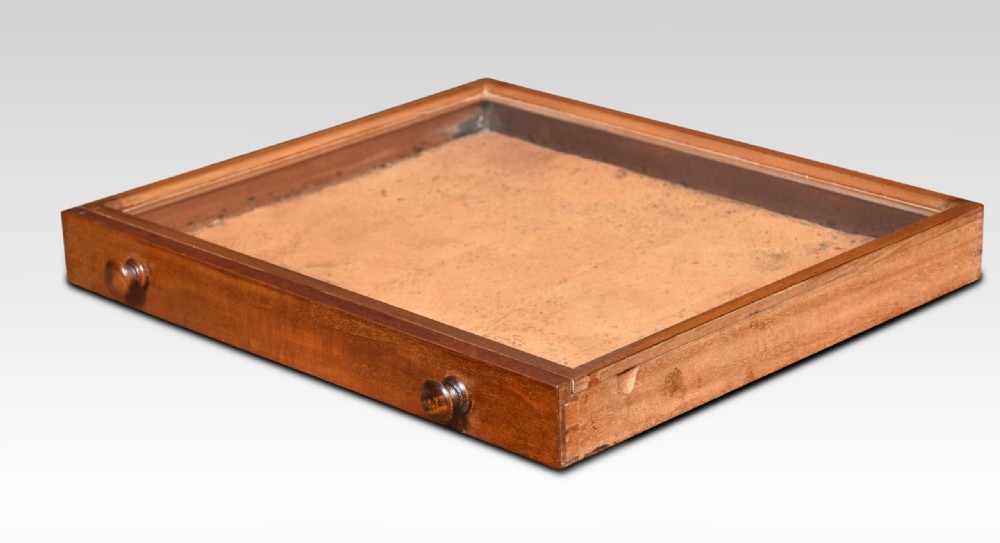 Mahogany collectors cabinet View VI
