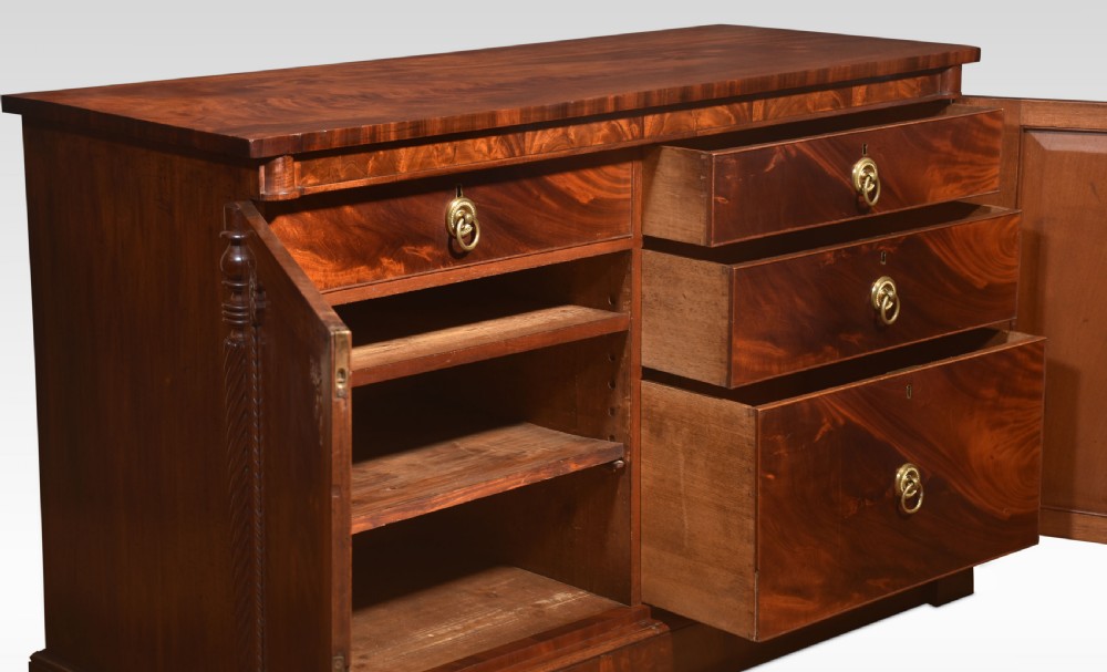 19th Century Mahogany sideboard View VIII