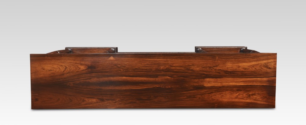 Regency Rosewood open bookcase View XII