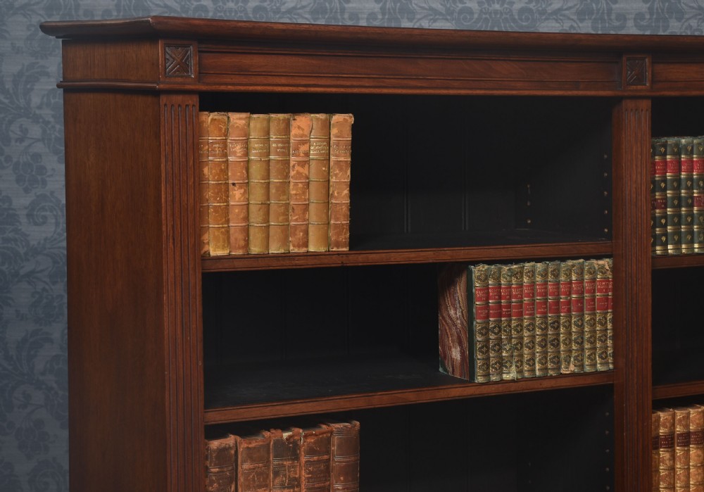 Walnut open bookcase View VII