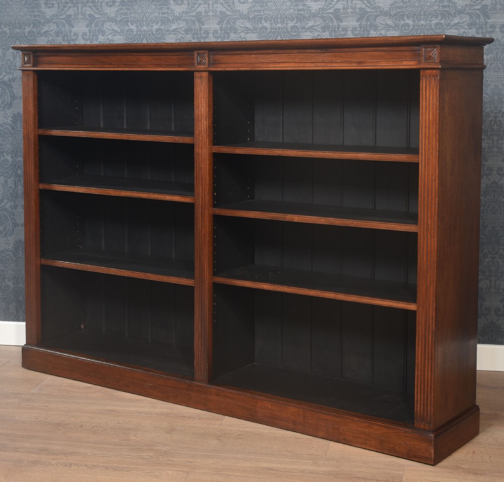 Walnut open bookcase View X