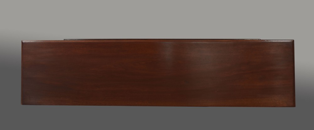 Carved walnut open bookcase View IX