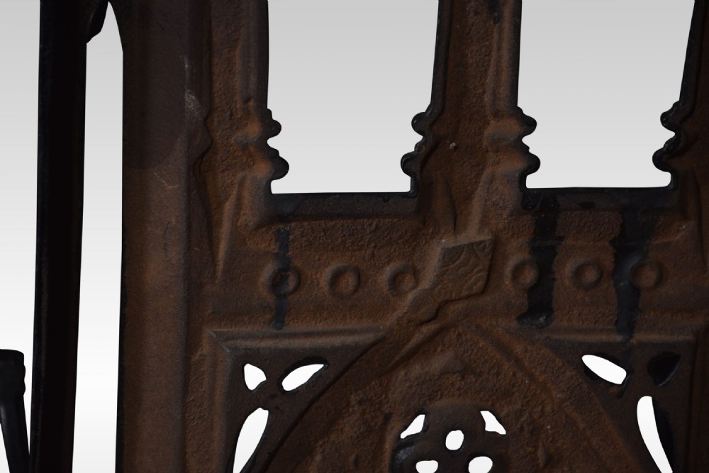 Gothic Revival Cast Iron Hall Stand View IX