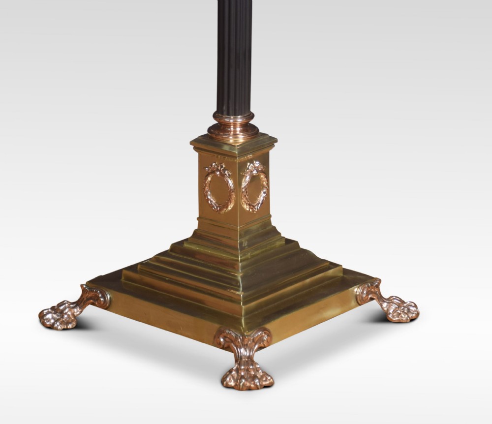 Brass And Copper Standard Lamp View VII