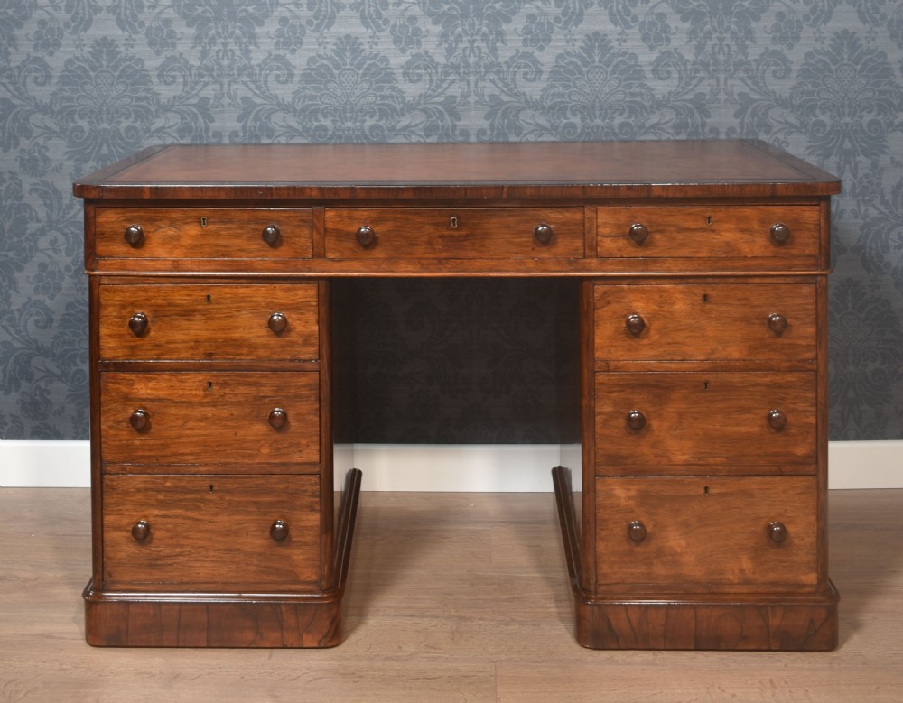 Rosewood Pedestal Desk