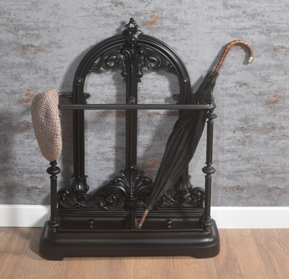 Coalbrookdale Cast Iron Umbrella Stand View III