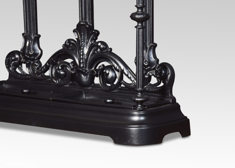 Coalbrookdale Cast Iron Umbrella Stand View VI