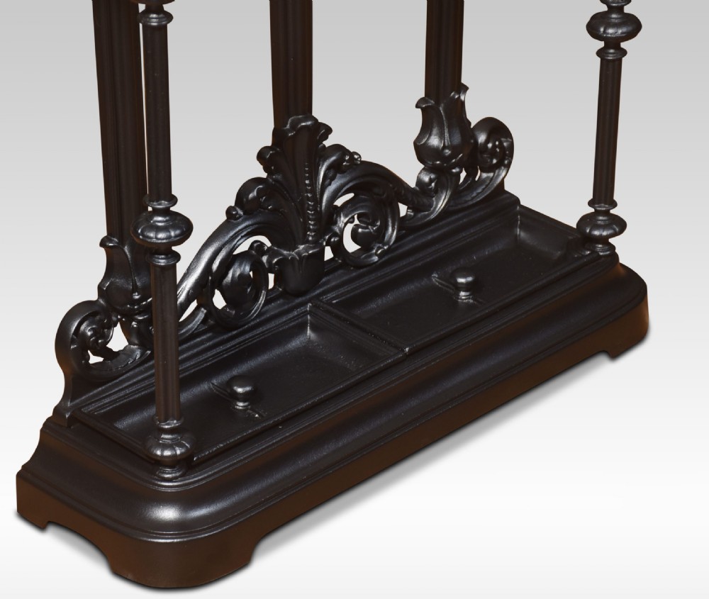 Coalbrookdale Cast Iron Umbrella Stand View XI