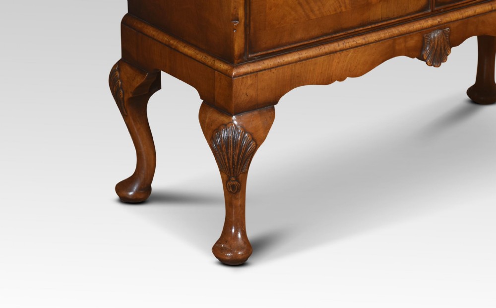Queen Ann Style Walnut Cupboard View VII