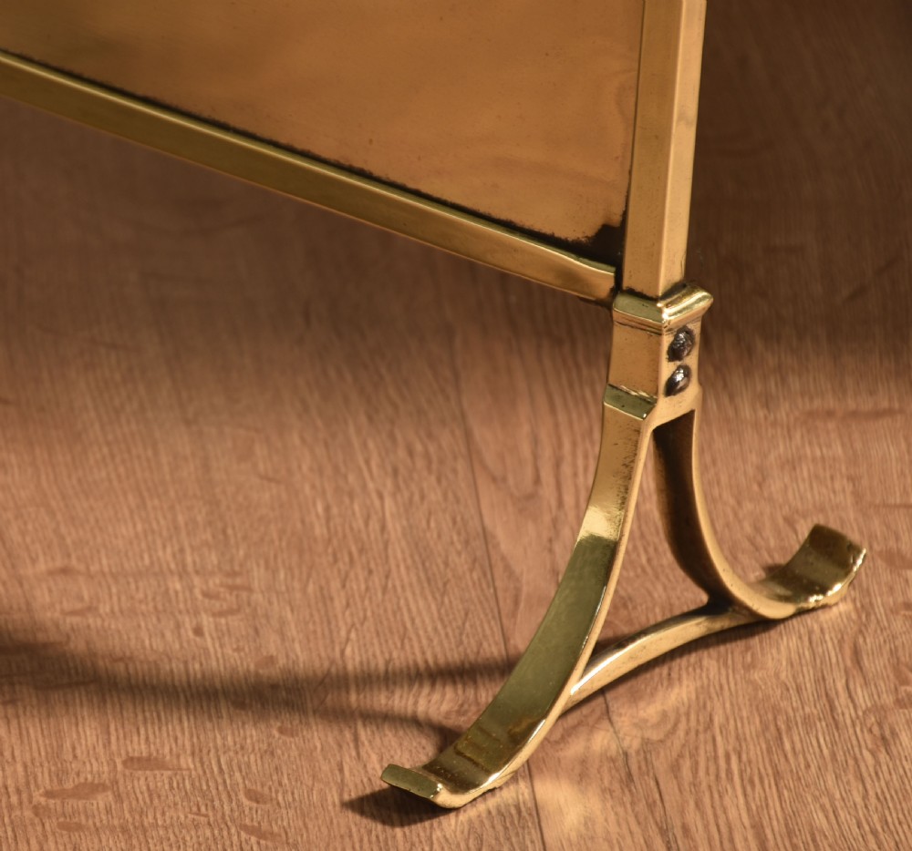 Brass fire screen View VI