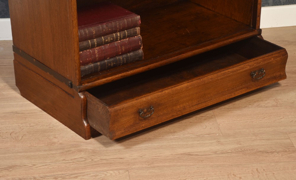 Oak globe Wernicke five section bookcase View IX