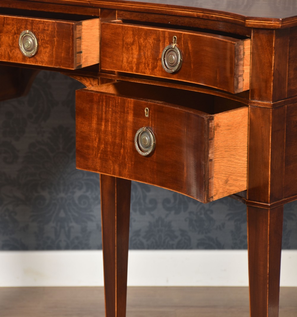 Pair of Mahogany concaved sideboards View X