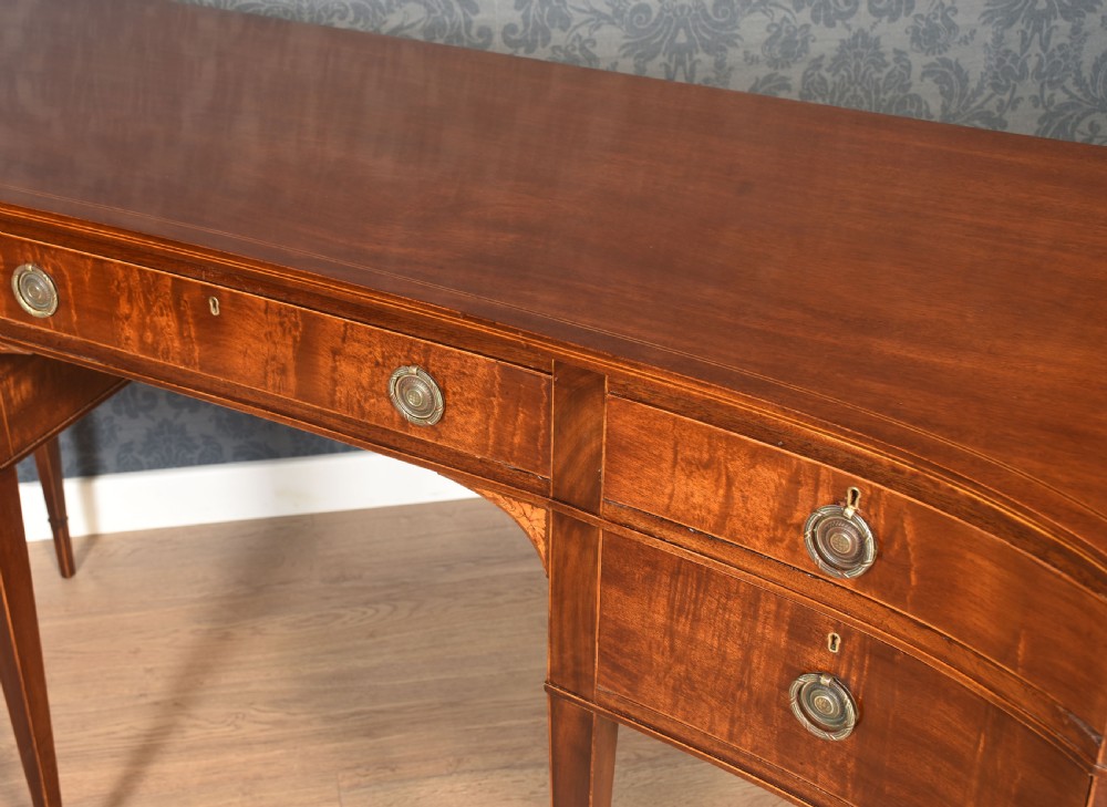 Pair of Mahogany concaved sideboards View XII
